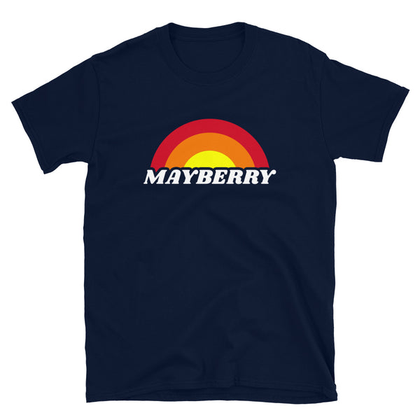 Mayberry Sunset Navy Tee - Snappy Days Shop