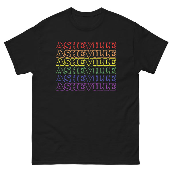 ASHEVILLE Pride Tee Black - Snappy Days Shop