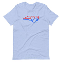 NC HeartBeat Blue - Snappy Days Shop