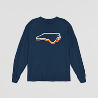 NC Retro Navy Long Sleeve - Snappy Days Shop